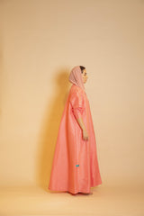 Peach Petal Silhouette Abaya