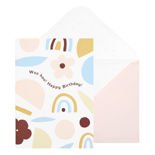 A6 Greeting Card Woohoo Multi: Noteworthy - Boutique Muscat 