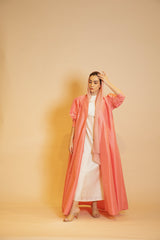 Peach Petal Silhouette Abaya