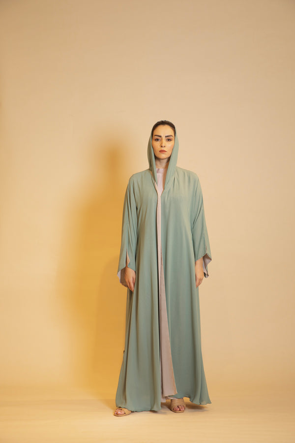 Dual Side Tranquil Waters Abaya