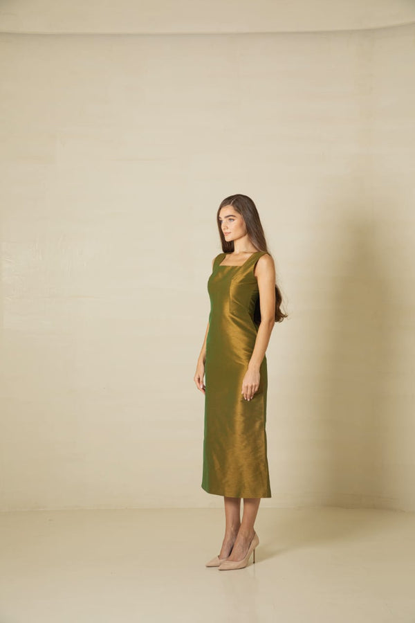 Catalina Silk Dress - Boutique Muscat 