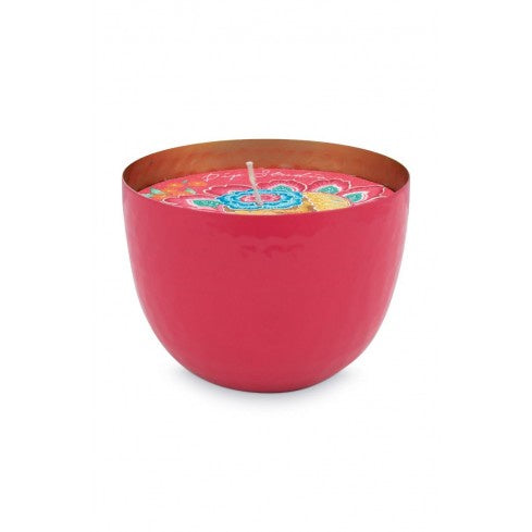 CUP WITH CANDLE PINK DIA 11CM - Boutique Muscat 