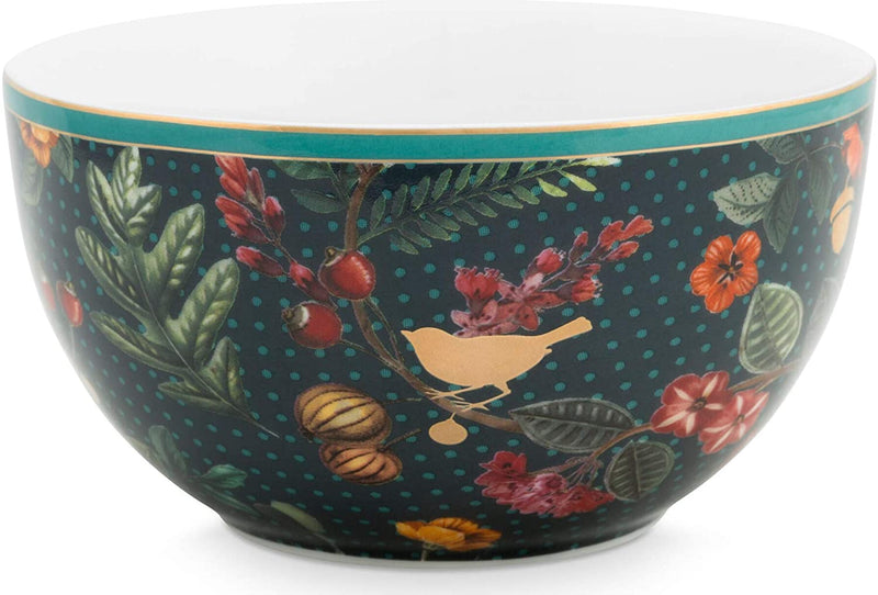 BOWL WINTER WONDER DARK BLUE 12CM PCB6 - Boutique Muscat 