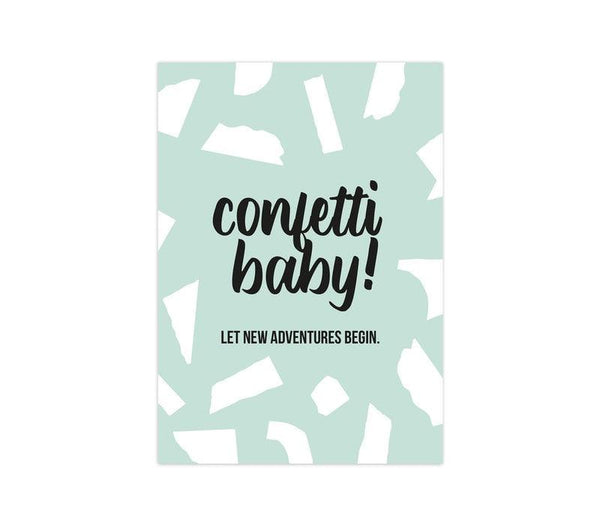 Card Confetti Baby - Boutique Muscat 