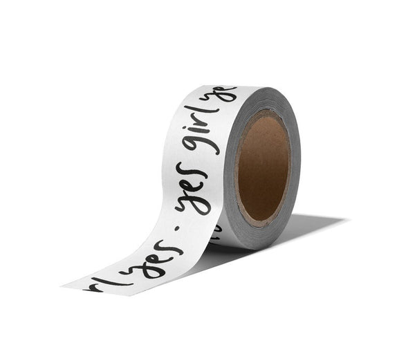 Washi Tape Yes Girl Yes - Boutique Muscat 